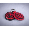 MOTOCORSE Official CROCODILE Leather Key Chain (Fob/Ring)